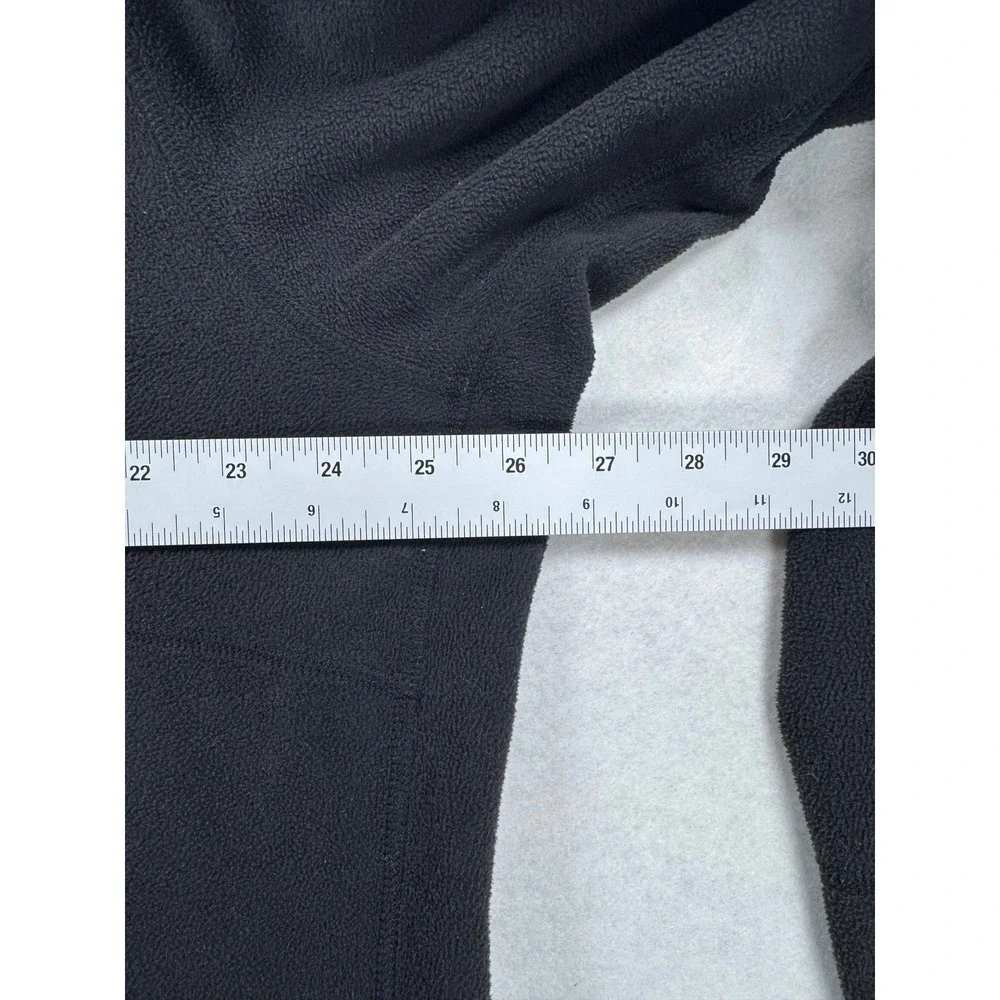The North Face‎ Mens XXL Black Full Zip Fleece Jacket Thumbholes CF2P F15